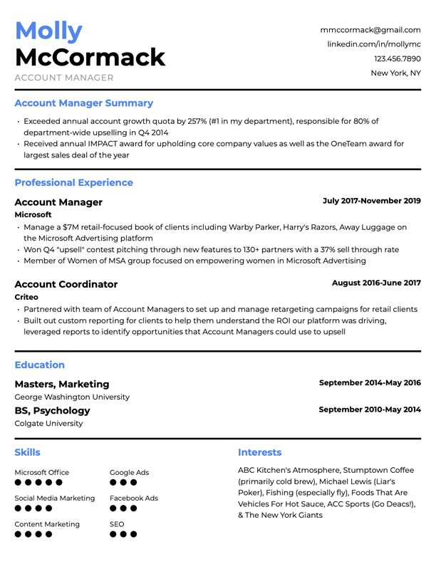 free resume software for mac