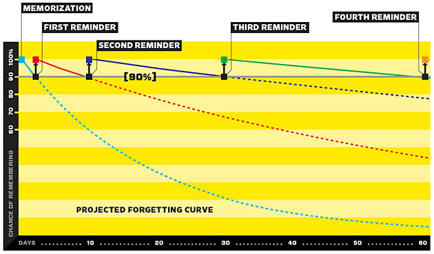 The Forgetting Curve Graph