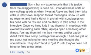 Apple Recruiter Reacts To Millennial Interview Video On Facebook