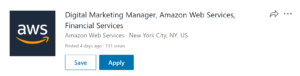 Digital Marketing Manager Amazon Job Description
