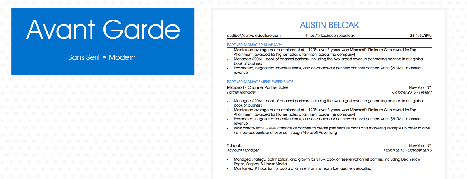 best fonts for resume