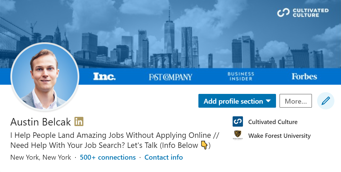 linkedin header image specs