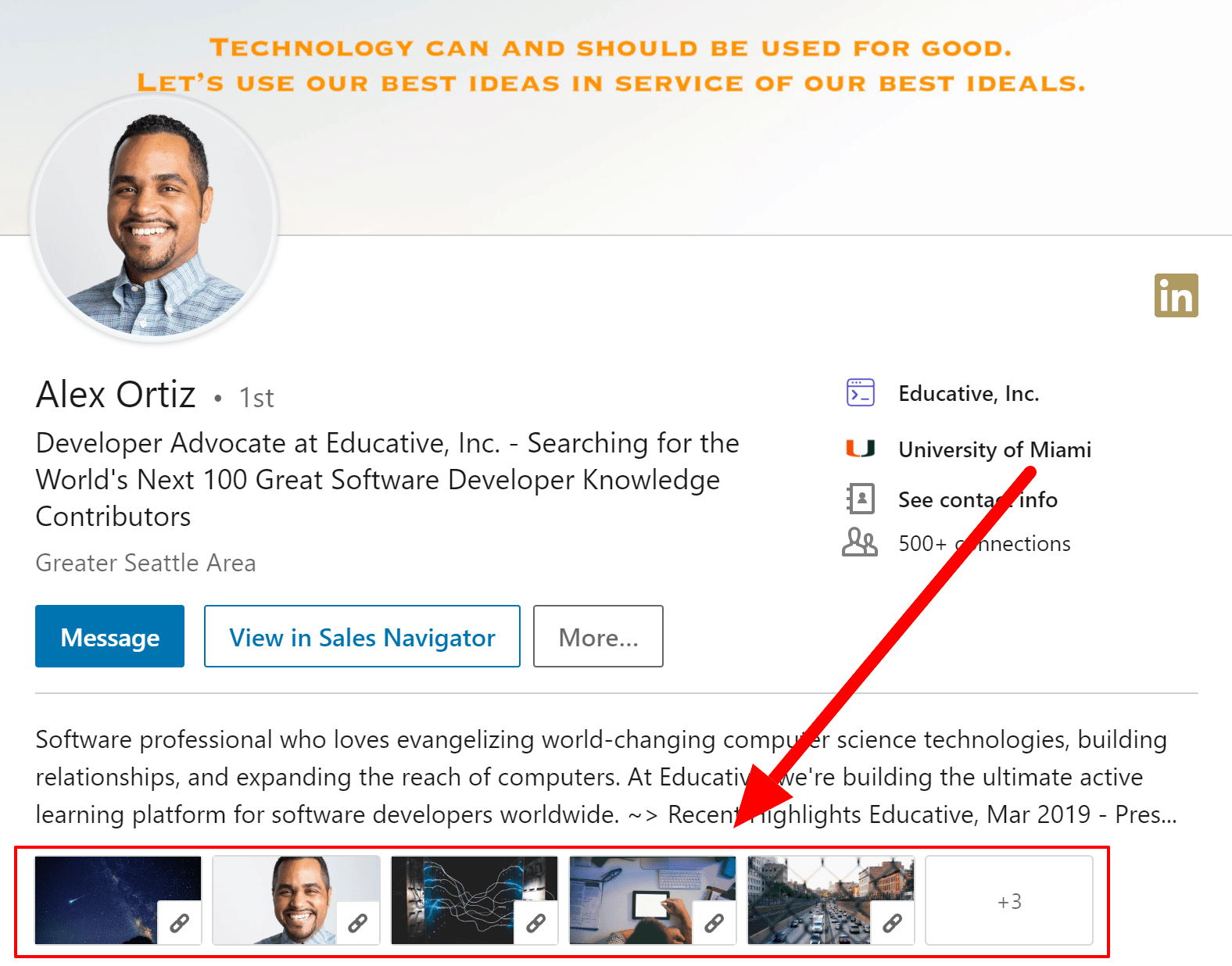 example of headline for linkedin