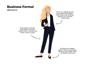 Example of Women's Formal Business Interview Outfit