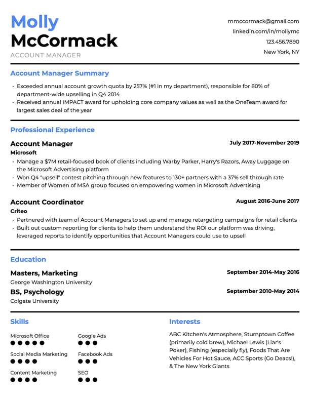 Cultivated Culture Resume Design Template Molly McCormack