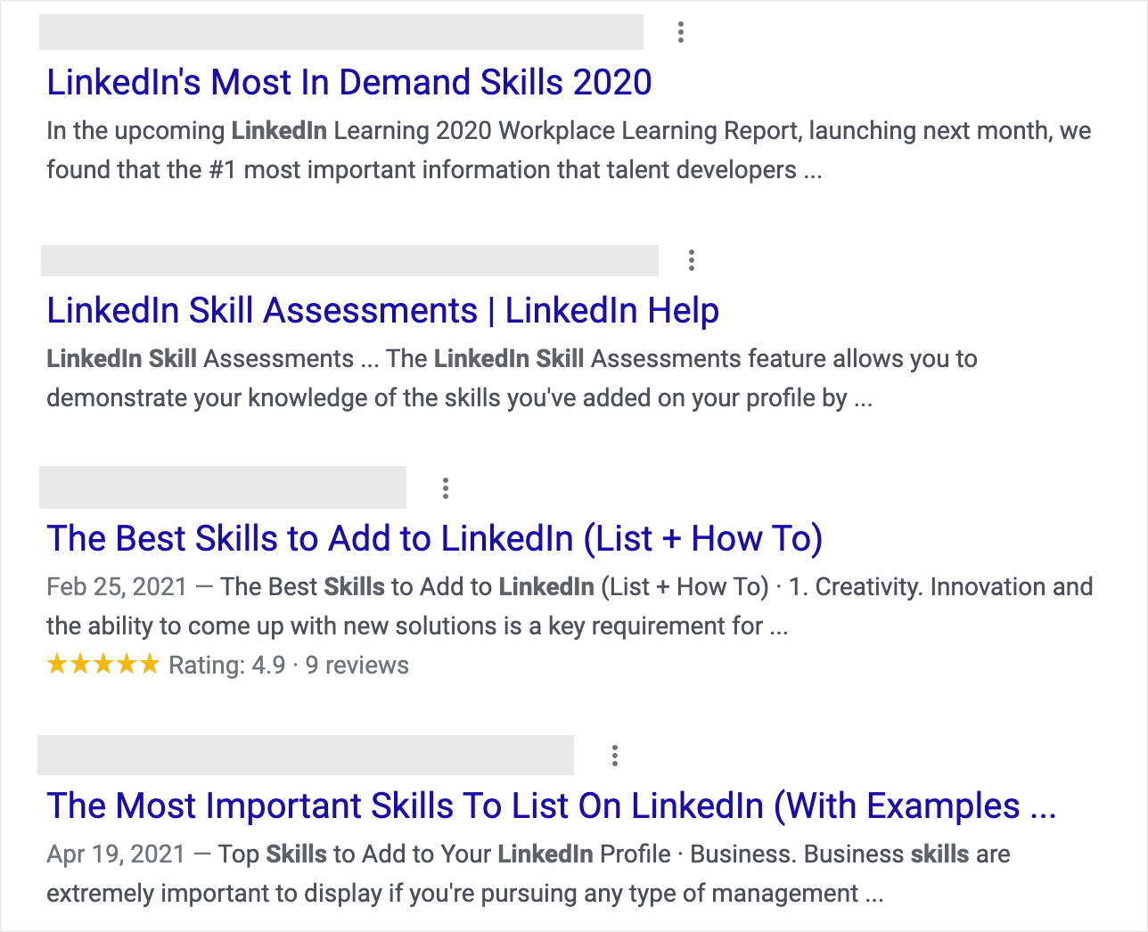 Examples of Bad Advice On LinkedIn Skills