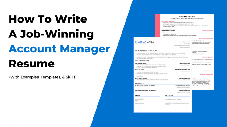 account manager resume examples 2021