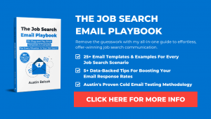 The Job Search Email Playbook Social Share Image