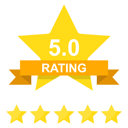 5 Star Client Satisfaction Rating