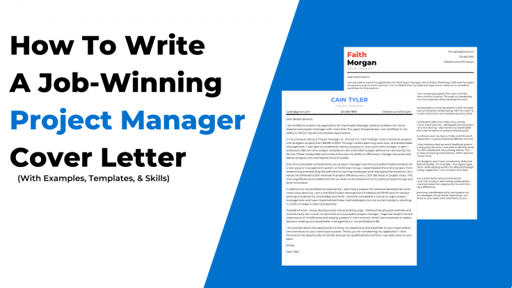 project management experience cover letter