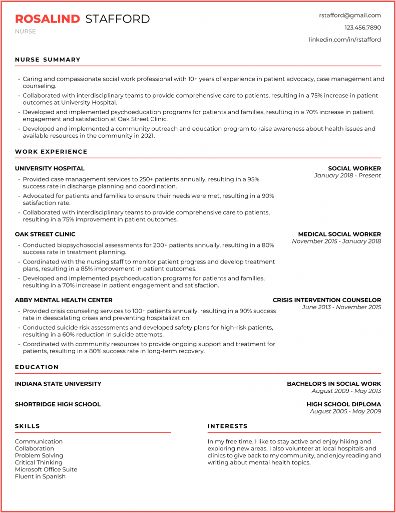 Nursing Resume Examples For 2023 (20+ Skills & Templates)