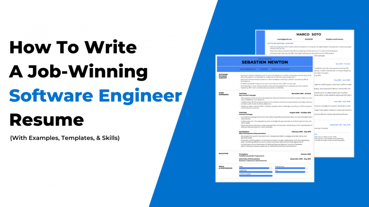 how to write a resume software engineer