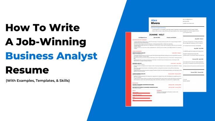 resume example business analyst