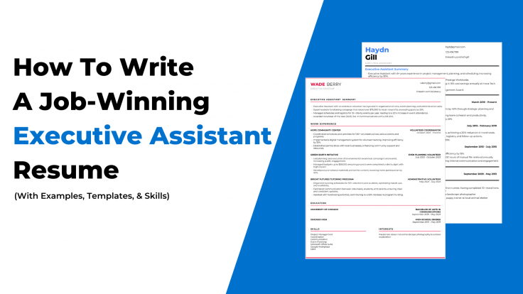 cover letter for executive assistant job
