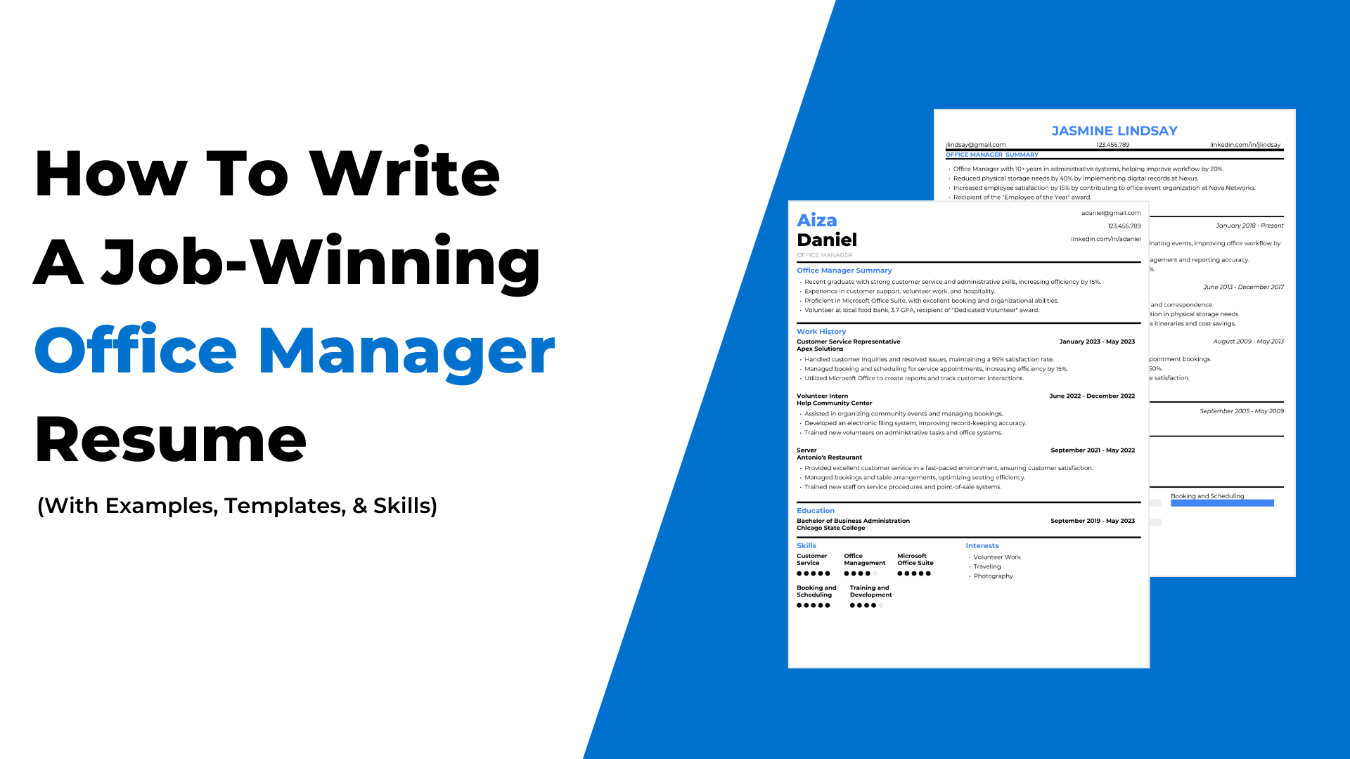 Office Manager Resume Examples For 2024 (20+ Skills & Templates)