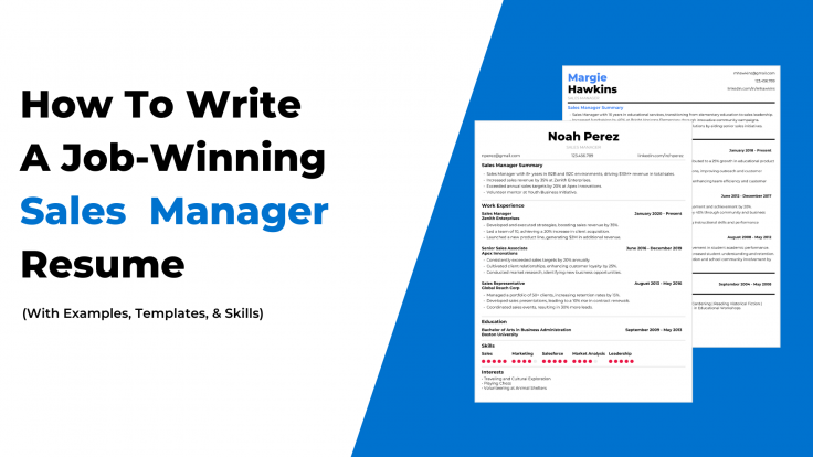 how to write manager on resume