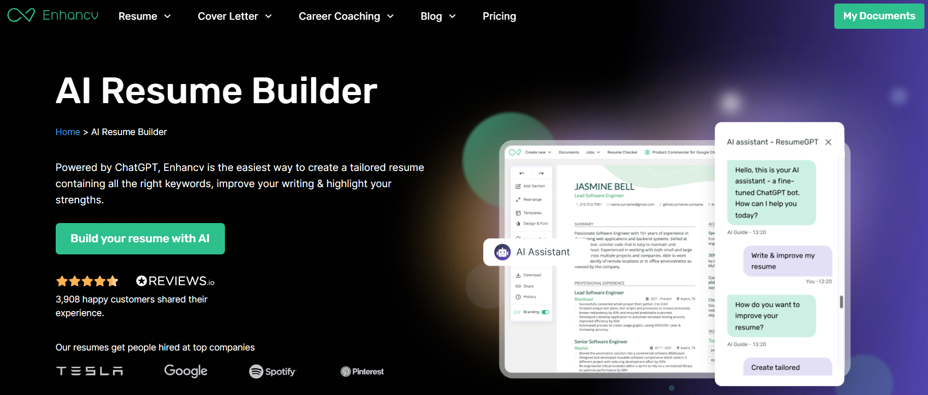 Enhancv Resume Builder #2