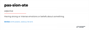 Another Word For Passionate