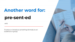 Presented Synonyms For Resume