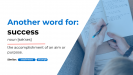 Success Synonym List For Resume