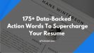 175+ Resume Action Words Featured Image